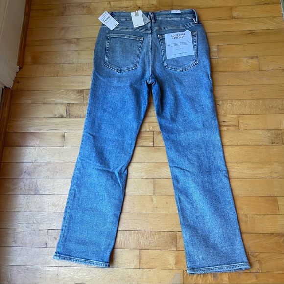 Good American Women’s Good Legs Straight Leg Distressed Jeans - Size 10 / 30 - Picture 2 of 10